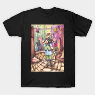 Strolling in the City with Best Pals T-Shirt